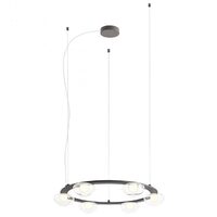 Lustra moderna Sinclair neagra dimmabila TRIAC LED 37.2W/4542lm/3000K, 01-3248 Redo