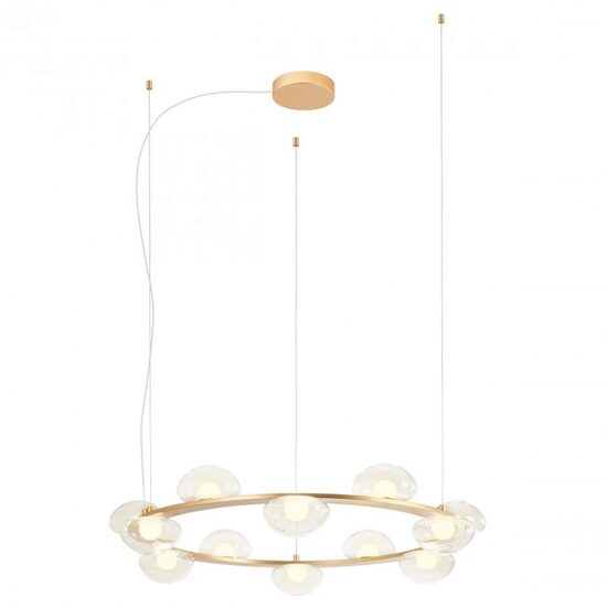 Lustra moderna Sinclair aurie dimmabila TRIAC LED 74.4W/7791lm/3000K, 01-3251 Redo