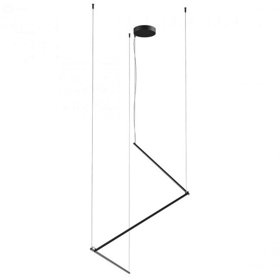 Lustra moderna Stick neagra LED 36W/5228lm/3000K, 01-2799 Redo
