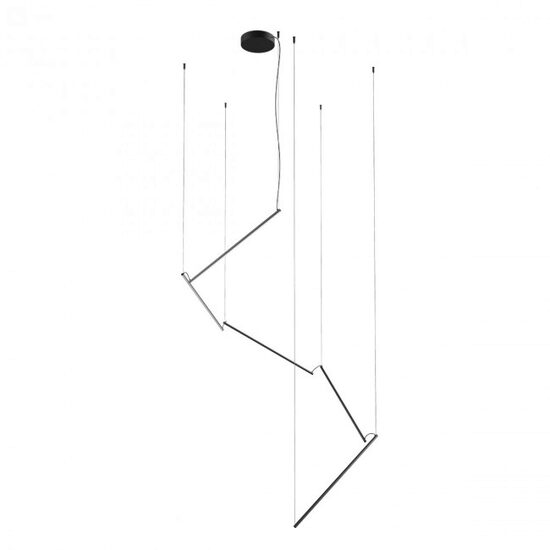 Lustra moderna Stick neagra LED 48W/7255lm/3000K, 01-2801 Redo