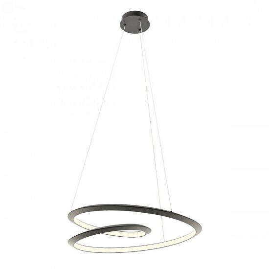 Lustra moderna Storm neagra LED 60W/7328lm 3000K/4000K/6000K, 01-3378 Redo