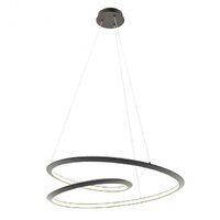 Lustra moderna Storm neagra LED 72W/9072lm 3000K/4000K/6000K, 01-3381 Redo