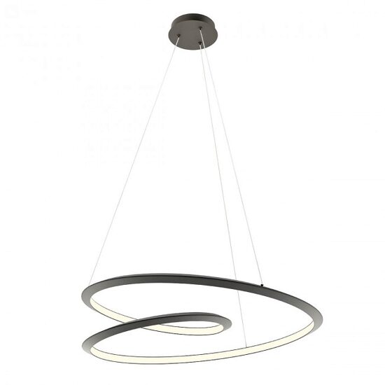 Lustra moderna Storm neagra LED 72W/9072lm 3000K/4000K/6000K, 01-3381 Redo