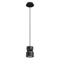 Lustra moderna Yona neagra opal LED 5W/567LM/3000K, 01-2685 Redo