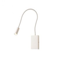 Aplica moderna Wallie alba intrerupator USB LED 3W/238lm/3000K, 01-2754 Redo