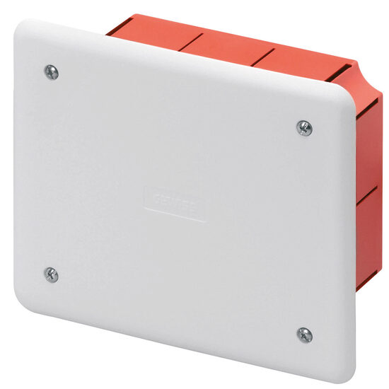 Doza de legatura, montaj incastrat in zidarie, 118x96x50mm, Gewiss GW48002