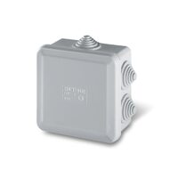 Doza de legatura PT, cu intrari pentru cabluri, 80x80x40mm, IP44, Scame 680.003