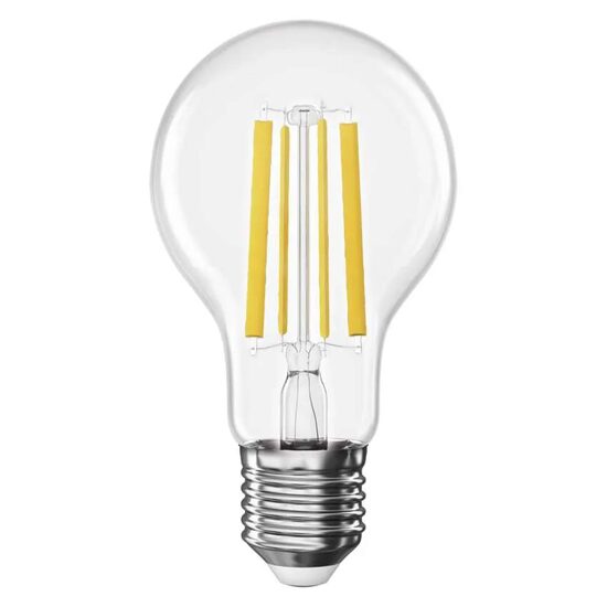 Bec LED filament Clasic A60, E27, lumina calda 2700K, 10.5W, 1521lm, 25000 h functionare, garantie 3 ani, Emos ZF5D62