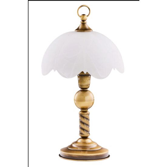 Veioza clasica alama patinata abajur sticla 1xE27/40W Jupiter 007 Jupiter