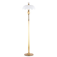 Lampadar clasic alama patinata abajur sticla 1xE27/60W Jupiter 001 Jupiter