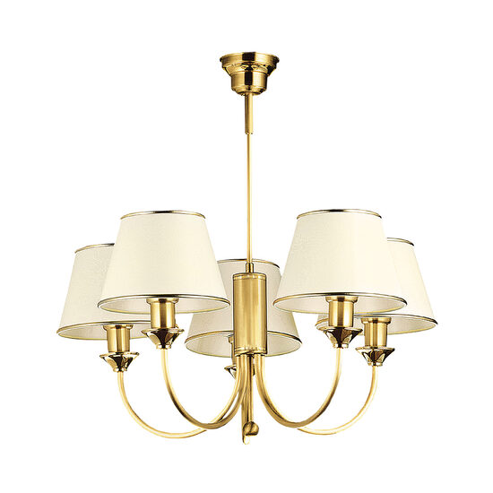 Candelabru clasic alama abajururi robuste 5xE27/60W Classic 286 Jupiter