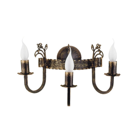 Aplica rustica alama patinata brate elegante 3xE14/40W Korona 226 Jupiter
