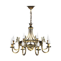 Candelabru rustic alama patinata brate elegante 8xE14/40W Korona 278 Jupiter