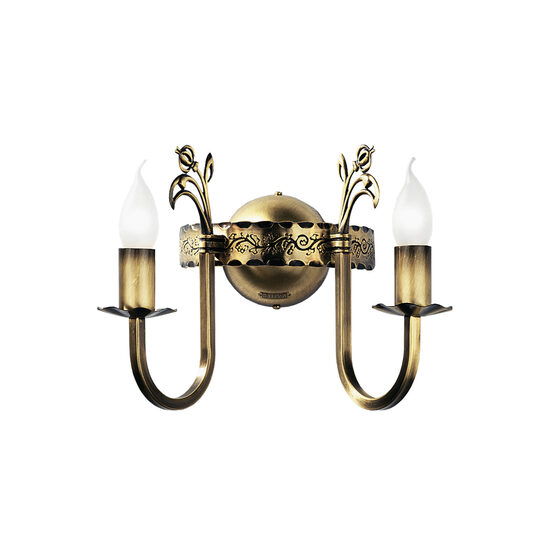Aplica rustica alama patinata brate elegante 2xE14/40W Korona 280 Jupiter