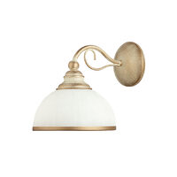 Aplica clasica ecru abajur sticla 1xE27/60W Xsara 1173 Jupiter
