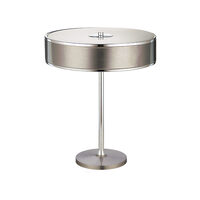 Veioza moderna design compact nichel abajur plexi 2xE14/60W Jazz 1209 Jupiter