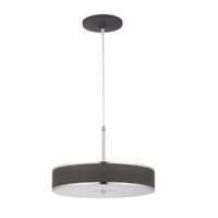 Lustra moderna design compact nichel-grafit abajur plexi 2xE14/60W D35 Jazz 1217 Jupiter