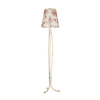 Lampadar shabby chic ecru abajur textil model floral 1xE27/60W Sara 1287 Jupiter
