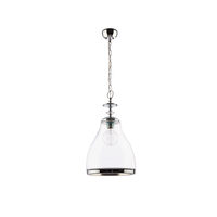 Lustra moderna eleganta cristal abajur sticla transparenta 1xE27/60W Isla 1568 Jupiter