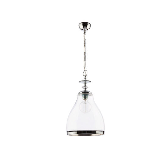 Lustra moderna eleganta cristal abajur sticla transparenta 1xE27/60W Isla 1568 Jupiter