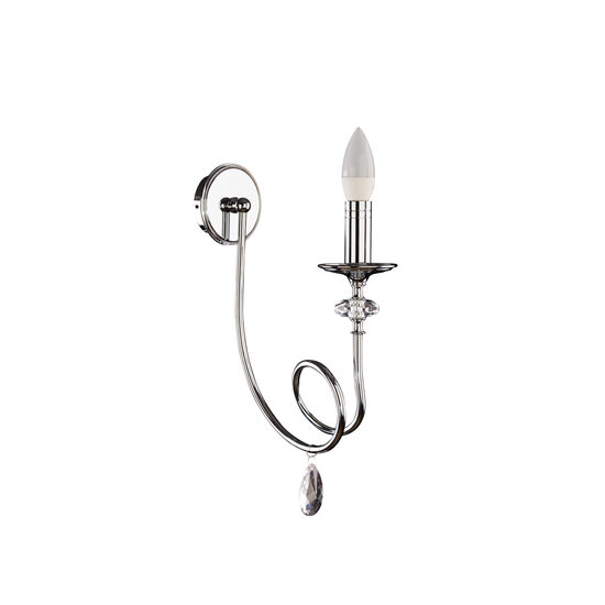 Aplica moderna design simetric pandantive de cristal 1xE14/40W Dakar 1600 Jupiter