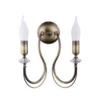 Aplica clasica  alama patinata detalii cristal 2xE14/40W Melody 1614 Jupiter