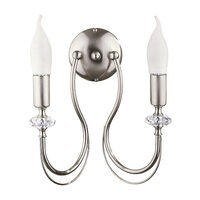 Aplica clasica finisat nichel detalii cristal 2xE14/40W Melody 1618 Jupiter