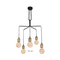 Candelabru modern alama patinata stil industrial 5xE27/60W Borneo 1706 Jupiter