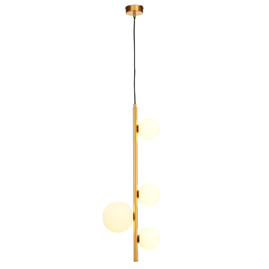 Lustra moderna aurie eleganta abajururi sticla opal 4xG9/60W Taida 1921 Jupiter