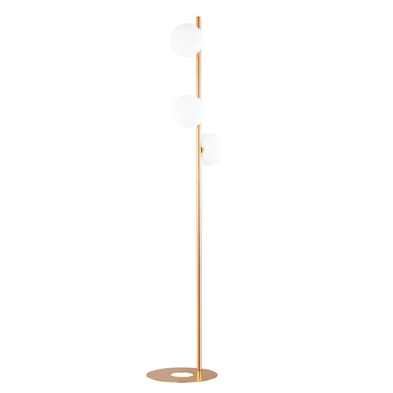 Lampadar modern alama abajururi sticla opal 3xG9/60W Feme 1934 Jupiter