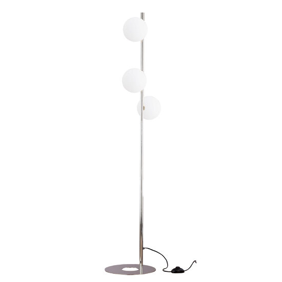 Lampadar modern alama abajururi sticla opal 3xG9/60W Feme 1939 Jupiter