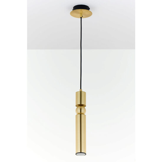 Lustra moderna neagra-aurie detaliu sferic auriu 1xGU10/60W Alas 2009 Jupiter
