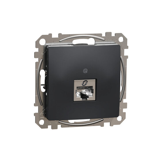 Priza date RJ45 Cat.6 STP antracit Sedna Design, SSDD114461S Schneider Electric