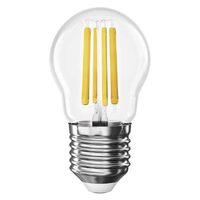 Bec LED filament miniglob, E27, lumina neutra 4000K, 5.9W, 806lm, 25000 h functionare, garantie 3 ani, Emos ZF6D43