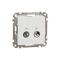 Priza TV R intermediara 7dB alba Sedna Design, Schneider Electric SDD111474R