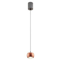 Lustra LED moderna maro 12W/930lm/3000K, Aves 01-3548 Smarter