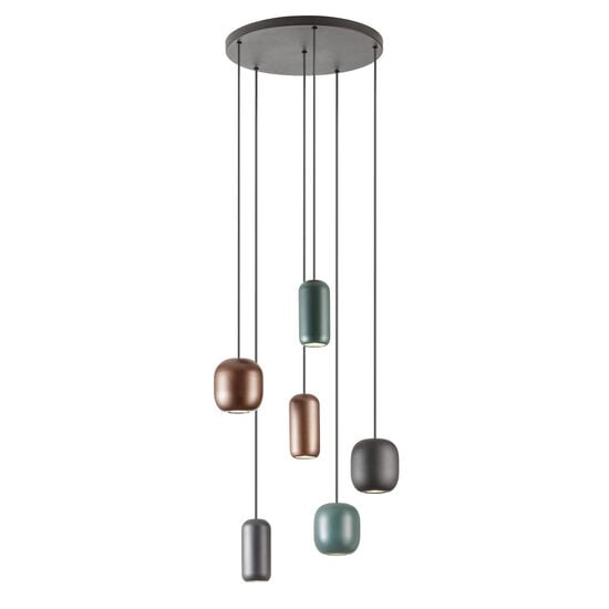 Lustra moderna multicolora 6xGU10/10W, Boom 01-3482 Smarter