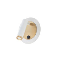 Aplica LED moderna/Spot modern alb-auriu USB 6W/502lm/3000K, Closer 01-3089 Smarter
