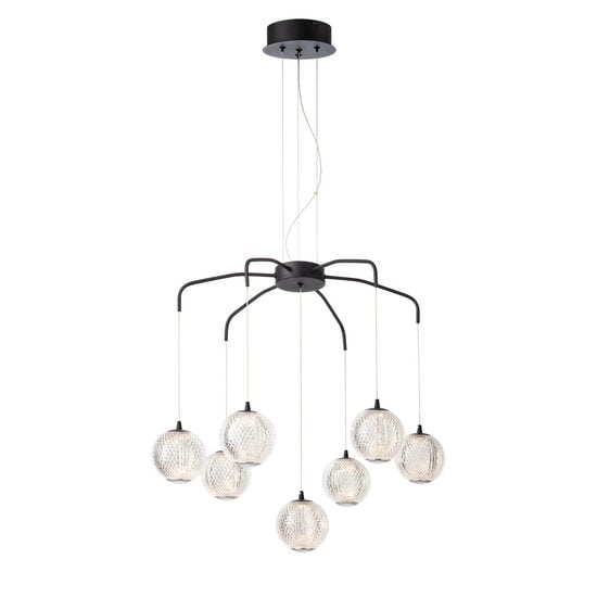 Lustra LED moderna negru mat 28W/2439lm/3000K, Gianet 01-4040 Smarter