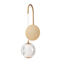 Aplica LED moderna auriu mat 4W/450lm/3000K, Gianet 01-4037 Smarter