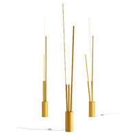 Lampadar LED auriu mat dimmabil 36W/2256lm-2280lm/3000K-4000K, Herald 01-3977 Smarter