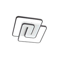 Plafoniera LED moderna negru mat dimmabila 38W/2363lm/2700-6500K, Intersia 01-2759 Smarter