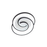 Plafoniera LED moderna negru mat dimmabila 38W/2030lm/2700-6500K, Intersia 01-2757 Smarter
