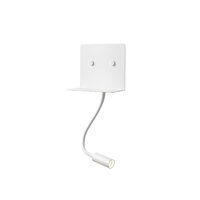 Aplica moderna/Spot LED alb mat suport telefon USB 9W/320lm/3000K, Moka 01-3210 Smarter