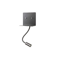 Aplica moderna/Spot LED negru mat suport telefon USB 9W/320lm/3000K, Moka 01-3211 Smarter