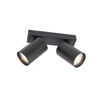 Aplica/Spot modern negru mat 2xGU10/10W, Modi 01-3504 Smarter