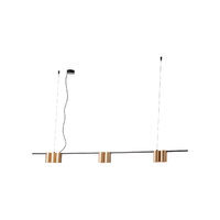 Lustra moderna negru-auriu 7xGU10/10W, Modi 01-3518 Smarter