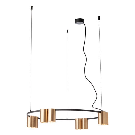 Lustra moderna negru-auriu 8xGU10/10W, Modi 01-3521 Smarter