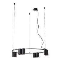 Lustra moderna negru mat, 8xGU10/10W, Modi 01-3522 Smarter