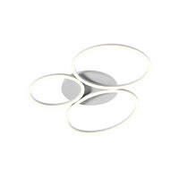 Plafoniera LED moderna alb mat 40W/2463lm 3000K/4000K, Ritmo 01-3765 Smarter